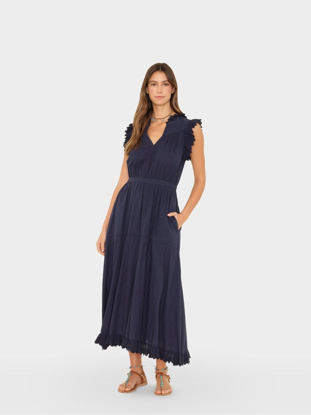 Xirena Navy Britta Dress